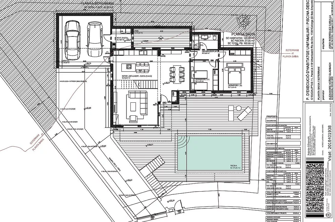Plot of 780m2 + Topographic and Geotechnical plans