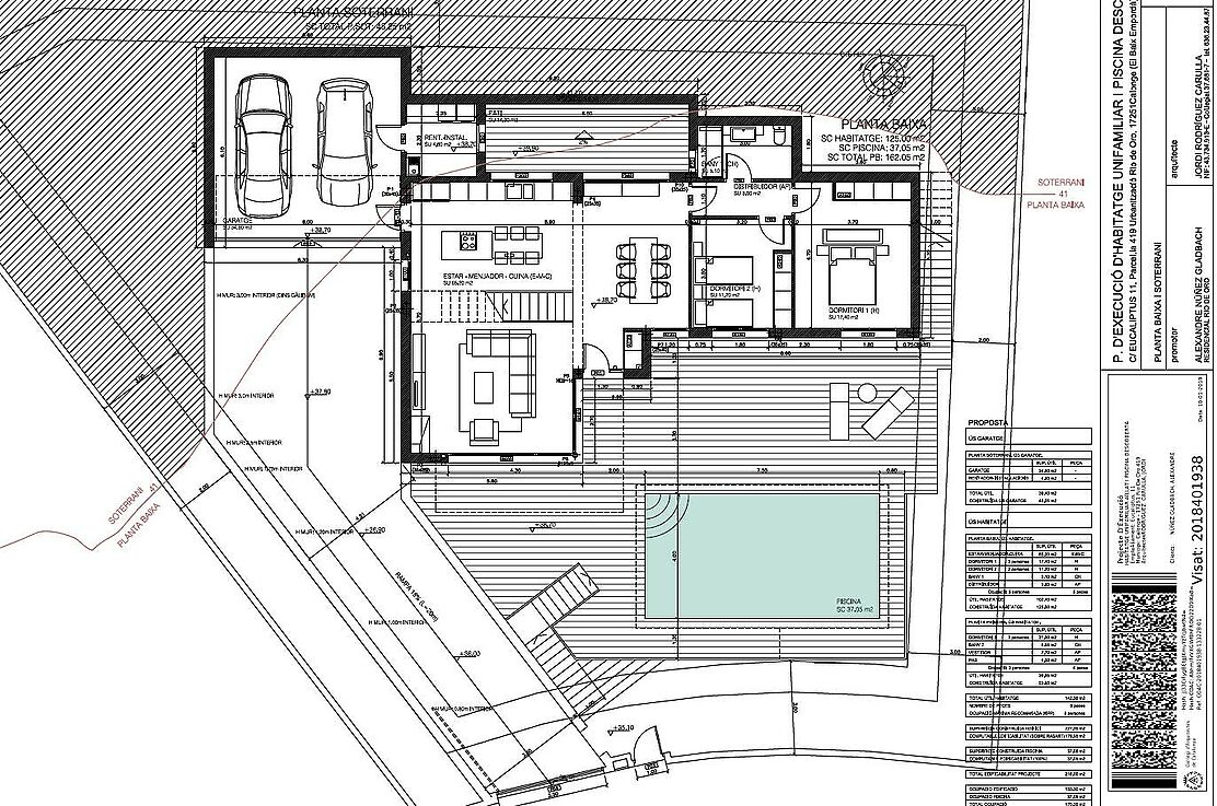 Parcel·la de 780m2 + Projecte habitatge unifamiliar