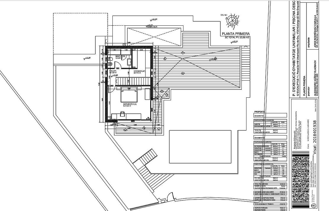 Parcel·la de 780m2 + Projecte habitatge unifamiliar