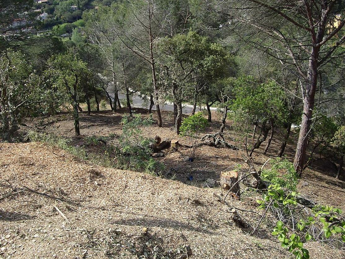 Parcel·la amb moltes possibilitats, àmplia superfície. Ideal per construir casa a diversos nivells amb àmplies terrasses i vistes a les Gavarres.