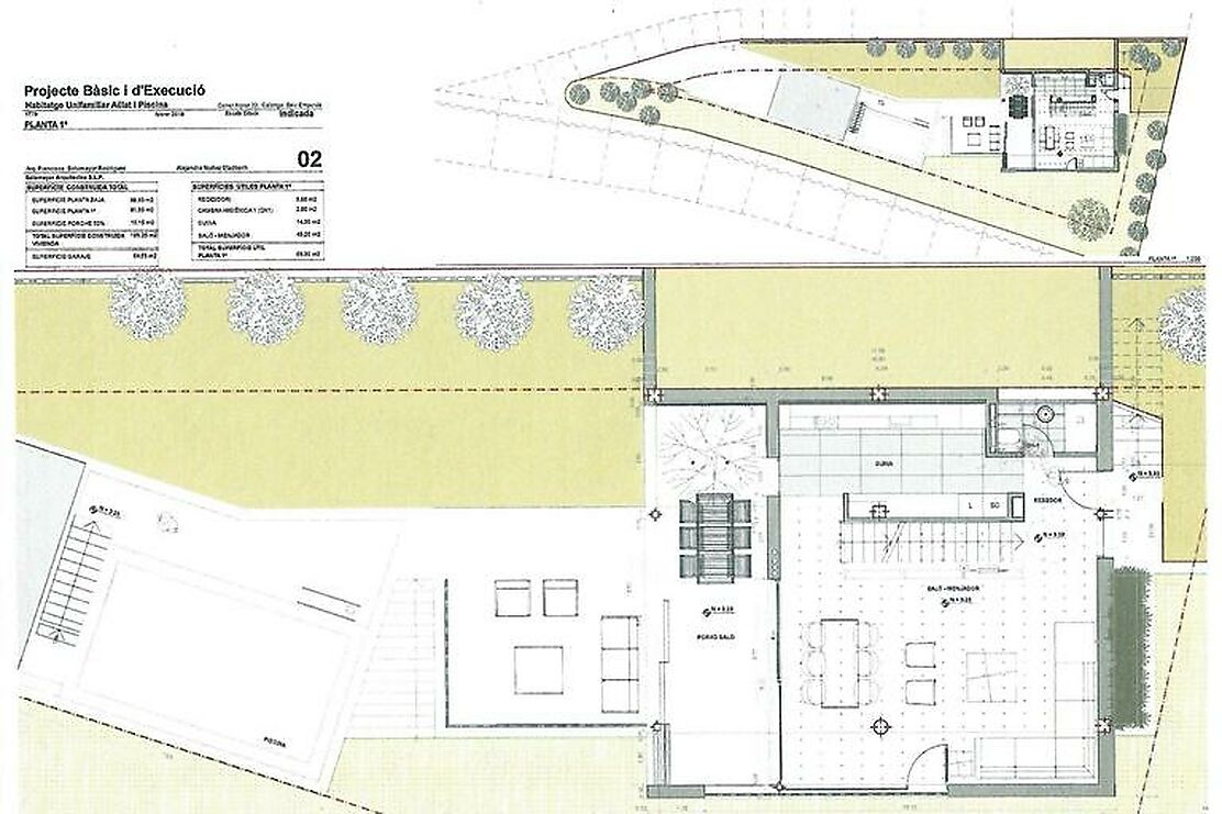 Terrain avec fantastique vue sur la mer + projet de construction d'une maison individuelle