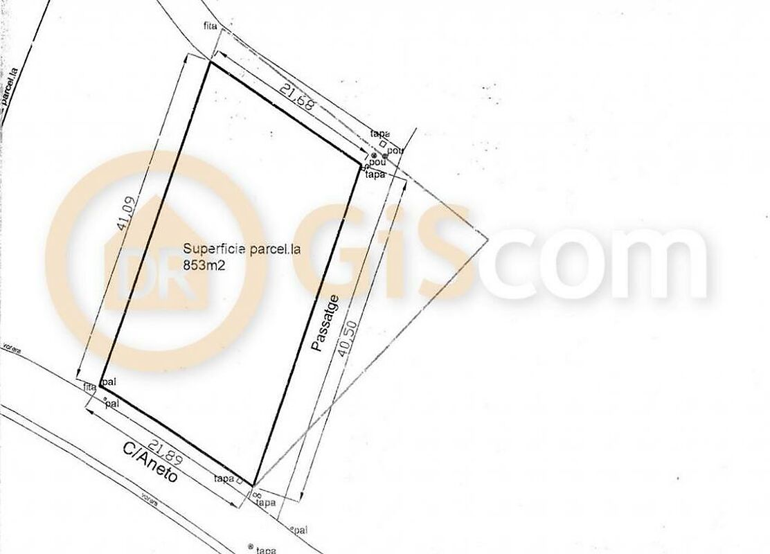 Plot with sea views in Tamariu