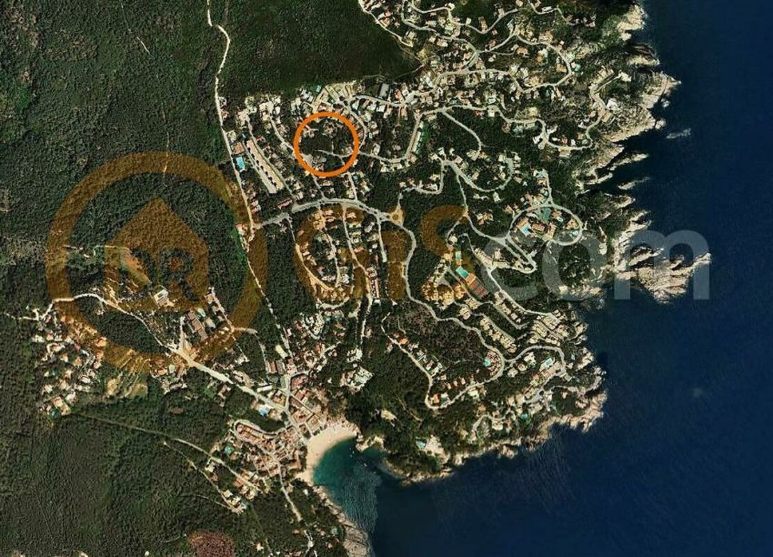 South-west orientation plot in Tamariu