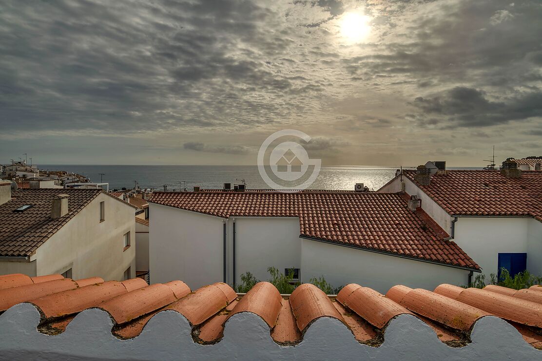 Penthouse avec vue sur la mer à 50 mètres de la plage