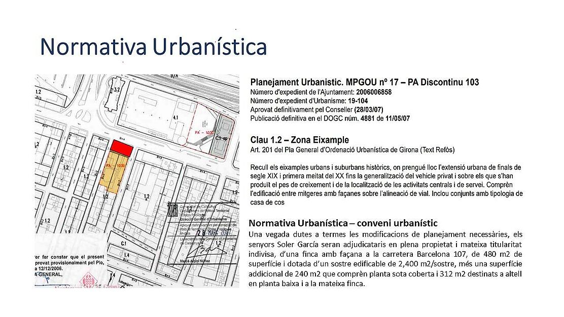 SOLAR EN VENDA - GIRONA EIXAMPLE SUD / ZONA HIPERCOR